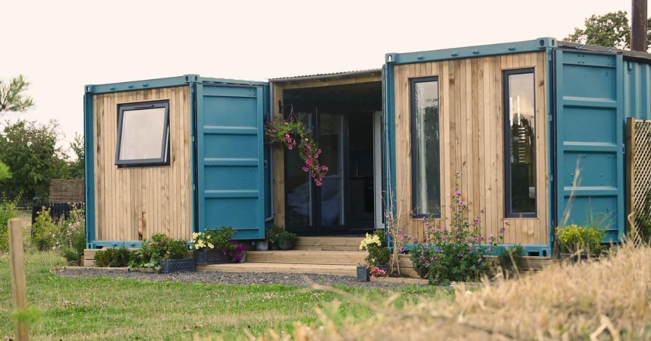 Delphinum Cabin Badsey Exterior foto